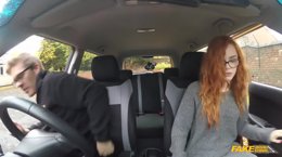 Jasmine Jae Ella Hughes / Threesome in FakeDrivingSchool