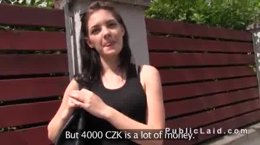 Public Agent Found New Horny Teen On Street