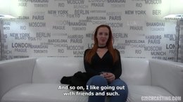 Czech casting redhair slut