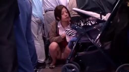 asian milf gets groped on the public bus