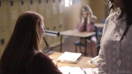 Teacher punishes student and mother mom/daughter/teacher lesbian