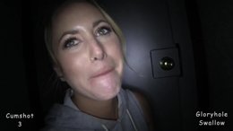nice girl swallow