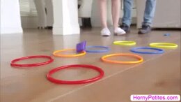 Teen brunette fucked by horny boyfriend
