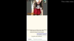Linda colegiala se masturba y baila sexy en omegle