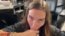 POV While Playing Video Games Hot Teen Girlfriend Bailey Base Rides My Joystick