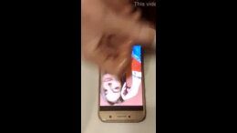 A new lovely Brazilian teen babe gets a load