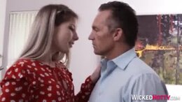 Slutty teen gets licked and fucked