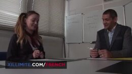 Pretty teen gets fucked on the teacher&DiacriticalAcute;s desk