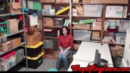 Teen thief gets creampied by cop for shoplifting