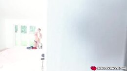 Stepsis Jade Nile allows stepbro to fuck her sweet and trimmed pussy