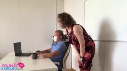 Horny Secretary Blowjob Dick Boss and Pussy Fuck in the Office