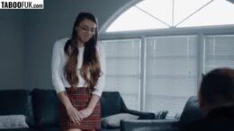 PERVERTED priest blesses virgin teen with his holy cum - Gia Derza