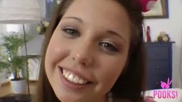 Gorgeous Moaning Brunette Selena K Fills Her Ass Hole With A Big Cock!