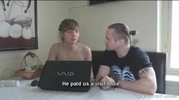 Sell Your GF - Fuck a stranger and get a TV Aubrey