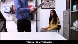 Little Latina Teen Shoplifter Fucked After Caught Masturbating In Fitting Rooms