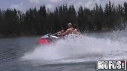 Mofos - Hot threesome on the seadoo