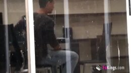 Spying my hot neighbour fucking through her window