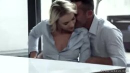 Angel Piaff leg shaking orgasm