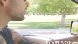 Watch a male pornstar pound my MILF pussy
